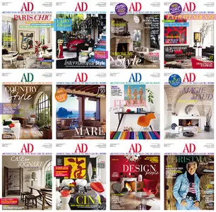 AD Architectural Digest - 2013 Full Year Issues Collection