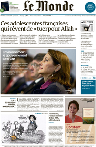 Le Monde du Vendredi 4 Mars 2016