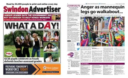 Swindon Advertiser – August 13, 2021