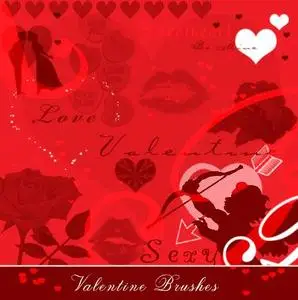 Valentine Brushes for Adobe Photoshop