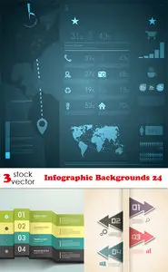 Vectors - Infographic Backgrounds 24