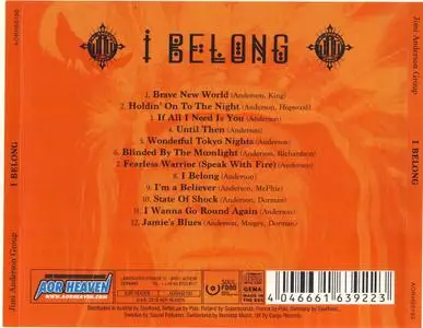 Jimi Anderson Group - I Belong (2019)