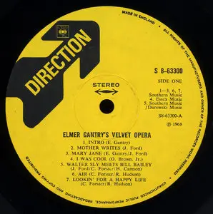 Elmer Gantry's Velvet Opera (CBS Direction 1968) 24-bit/96kHz Vinyl Rip