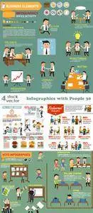 Vectors - Infographics with People 30