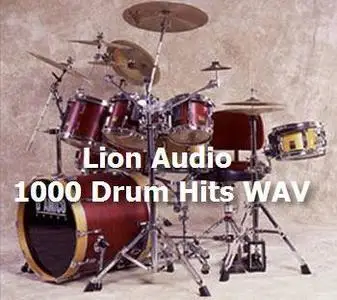 Lion Audio 1000 Drum Hits WAV  