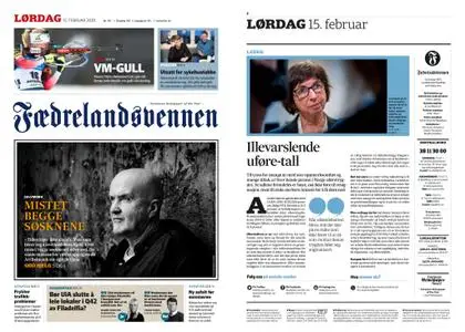 Fædrelandsvennen – 15. februar 2020