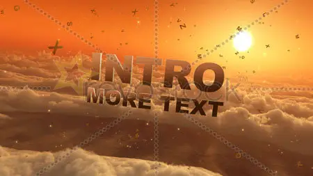 Dancing Clouds Animation - Sunset - Project for After Effects (Revostock)