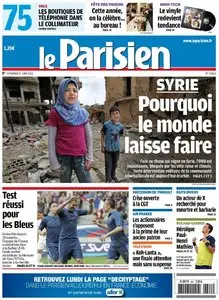 Le Parisien + Cahier Paris du Vendredi 1er Juin 2012