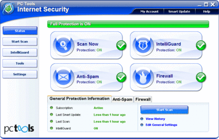 PC Tools Internet Security 2011 8.0.0.662