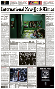 International New York Times - 10 March 2016