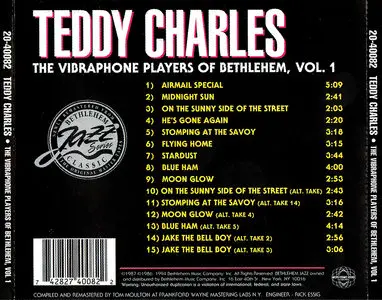 Teddy Charles - A Salute To Hamp (1959) A Vibraphone Players Of Bethlehem, Vol.1; Remastered Reissue 1994