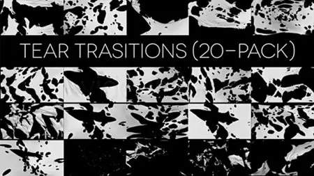 Tear Transitions (Pack of 20) - Motion Graphics (VideoHive)