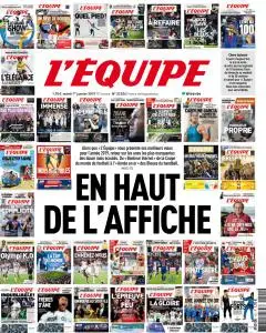 L'equipe du Mardi 1er Janvier 2019