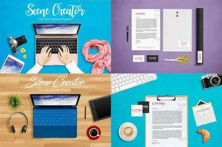 CreativeMarket - 4 Header Mockups