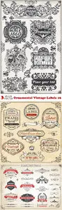 Vectors - Ornamental Vintage Labels 16