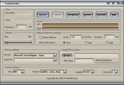 FoxRecorder 2.1.0
