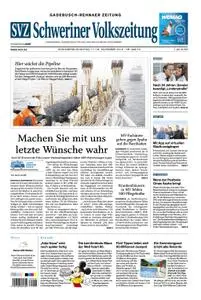 Schweriner Volkszeitung Gadebusch-Rehnaer Zeitung - 17. November 2018