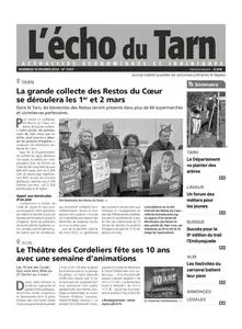 L'Echo du Tarn - 16 Février 2024