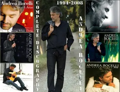 Andrea Bocelli - Сomplete Discography (1994-2008) - 25 albums