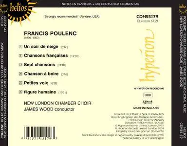 New London Chamber Choir, James Wood - Francis Poulenc: Secular Choral Music (1995) Reissue 2004 [Re-Up]