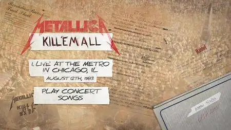 Metallica - Kill 'Em All (1983) [2016, 5CD + DVD]