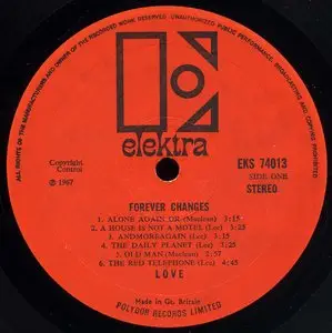 Love - Forever Changes (Elektra 1967) 24-bit/96kHz Vinyl Rip