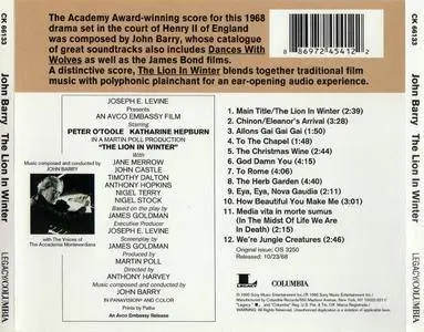 John Barry - The Lion In Winter: Original Motion Picture Soundtrack (1968) Reissue 1995