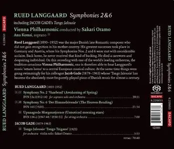 Vienna Philharmonic, Sakari Oramo - Langgaard: Symphonies Nos. 2 & 6 (2018)
