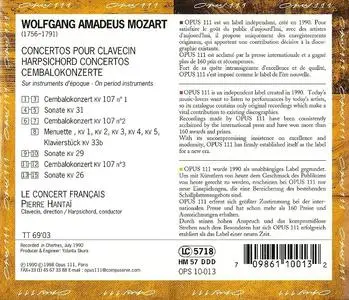 Pierre Hantaï, Le Concert Français - Wolfgang Amadeus Mozart: Concertos pour clavecin (1998)