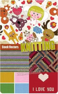 Knitting - Stock Vectros
