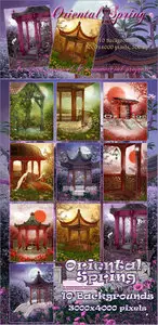 Oriental Spring Backgrounds