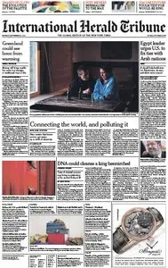 International Herald Tribune from Monday, 24. September 2012