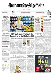 Hannoversche Allgemeine Zeitung - 03.11.2015