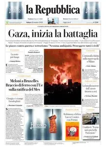 la Repubblica - 28 Ottobre 2023