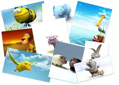 50 Funny 3D Animals Wallpapers