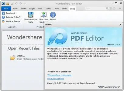 Wondershare PDF Editor 3.1.0.7