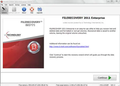 LC-TECH FILERECOVERY 2011 for Windows Enterprise 5.0.0.11