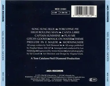 Neil Diamond - Moods (1972) [1986, Reissue]