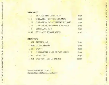 Philip Glass: Symphony no 5 (Choral): Requiem, Bardo, Nirmanakaya