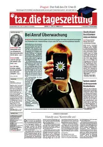 Tageszeitung TAZ vom 20 Juni 2011