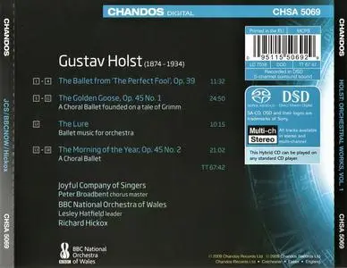 Richard Hickox, BBC Philharmonic - Gustav Holst: Orchestral Works, Volume 1 (2009)