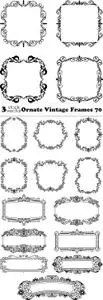 Vectors - Ornate Vintage Frames 70