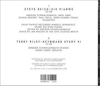 VA - Steve Reich: Six Pianos; Terry Riley: Keyboard Study #1 (2016)