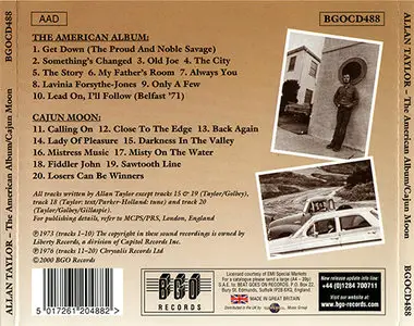 Allan Taylor - The American Album & Cajun Moon (1970s, Reissue 2000)