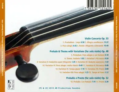 Cecilia Zilliacus, Helsingborg SO, Daniel Blendulf - Carl Nielsen: Works for Violin, Vol. 2  (2015)