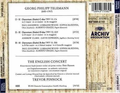 Trevor Pinnock, The English Concert - Georg Philipp Telemann: Suiten (1993)