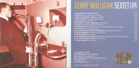 Gerry Mulligan - Live In Europe 1956 (2016) {Musica Jazz MJCD 1306}