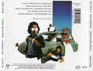 Bad Company - Desolation Angels (1979) [2000, Swan 7567-92451-2]