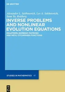 Inverse Problems and Nonlinear Evolution Equations (De Gruyter Studies in Mathematics)