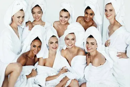 Mario Testino's Towel Series